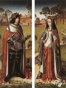 "Felipe el Hermoso y Juana I", Maestro de la Vida de San José o de Afflighem, atrib. a Jacob van Laethem, ca. 1505, Musées Royaux des Beaux-Arts, Bruselas.