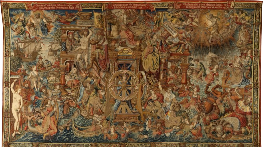 "La Fortuna", de la serie de "Los Honores", 1523, Pieter Van Aelst.